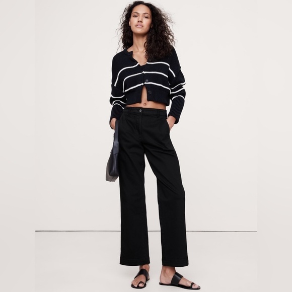 NWT! Banana Republic Black The Weekender Straight Leg Pant - Multiple Sizes 🔹 - Picture 1 of 15